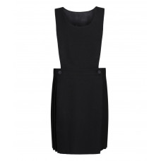 Girls Pinafore Bib Style Black